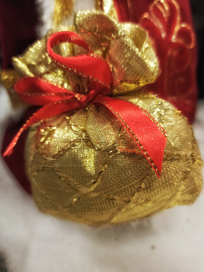 фигура дед мороз с посохом