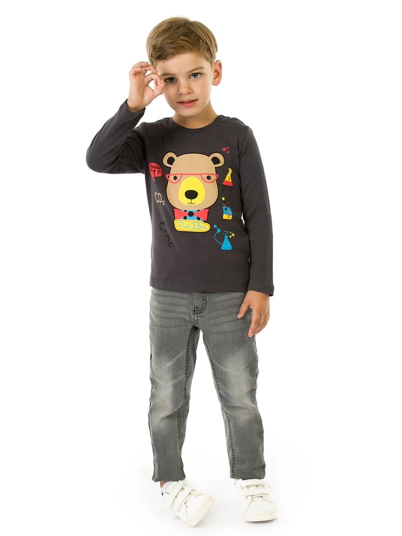 детский джемпер с принтом