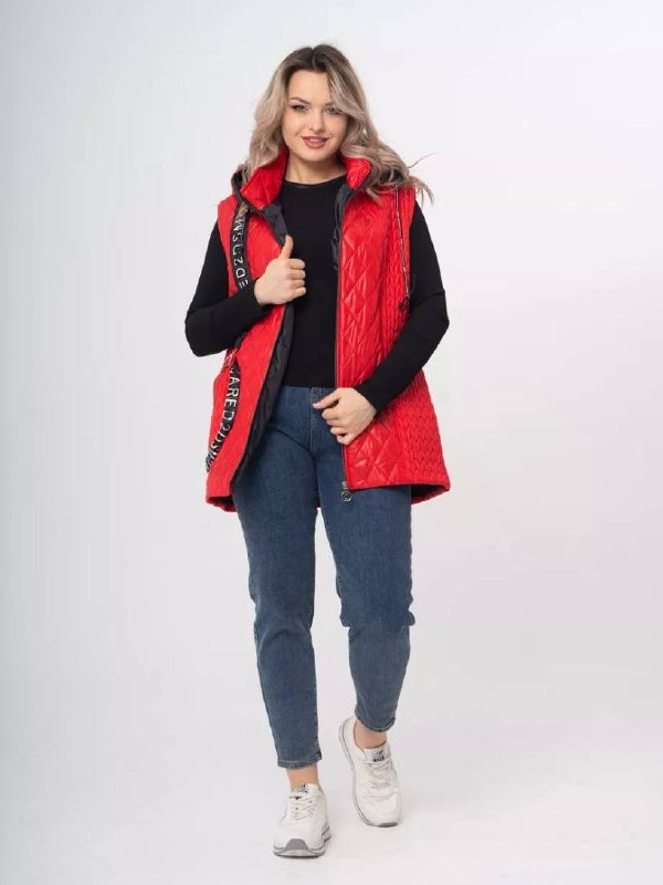 жилет женский имитац. сумки