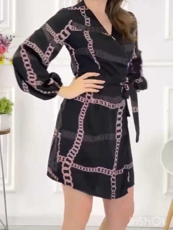 платье женское цепи