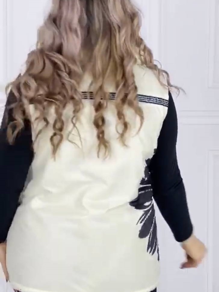 жилет женский ромашки