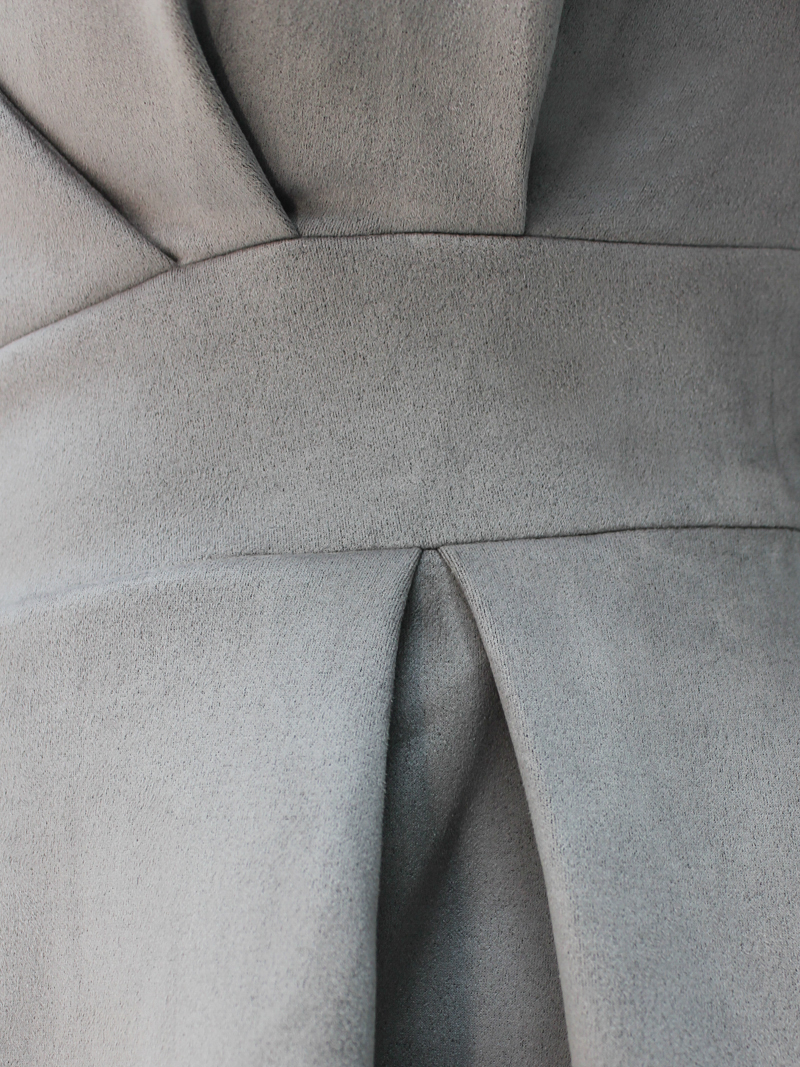 платье женское из эко замши зендея