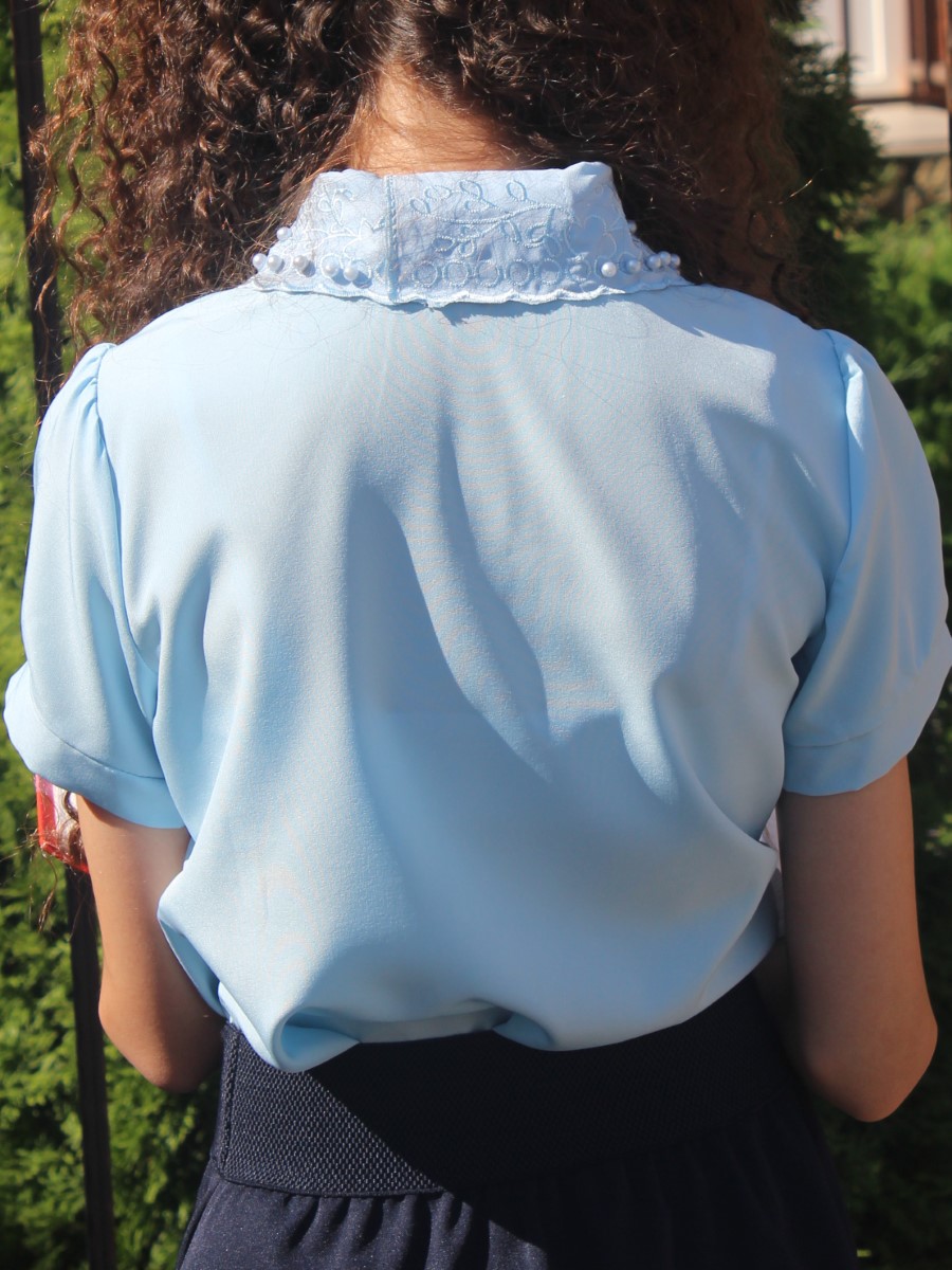 блуза для девочки школьная