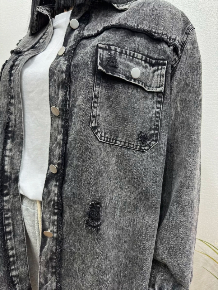 рубашка джинс женская