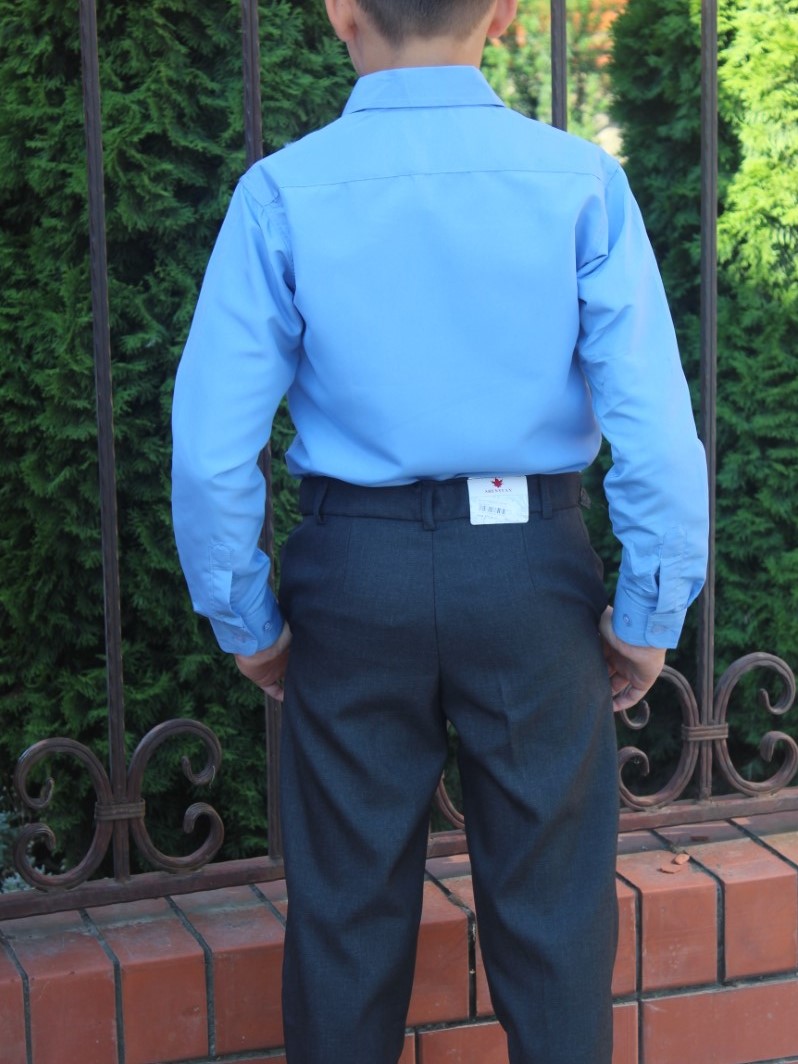 рубашка школьная мужская