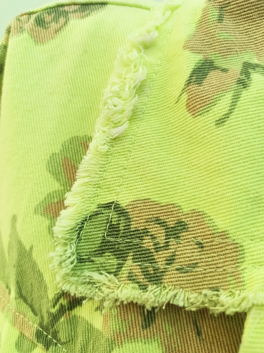 рубашка  женская джинс цветы