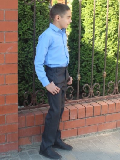 рубашка школьная мужская