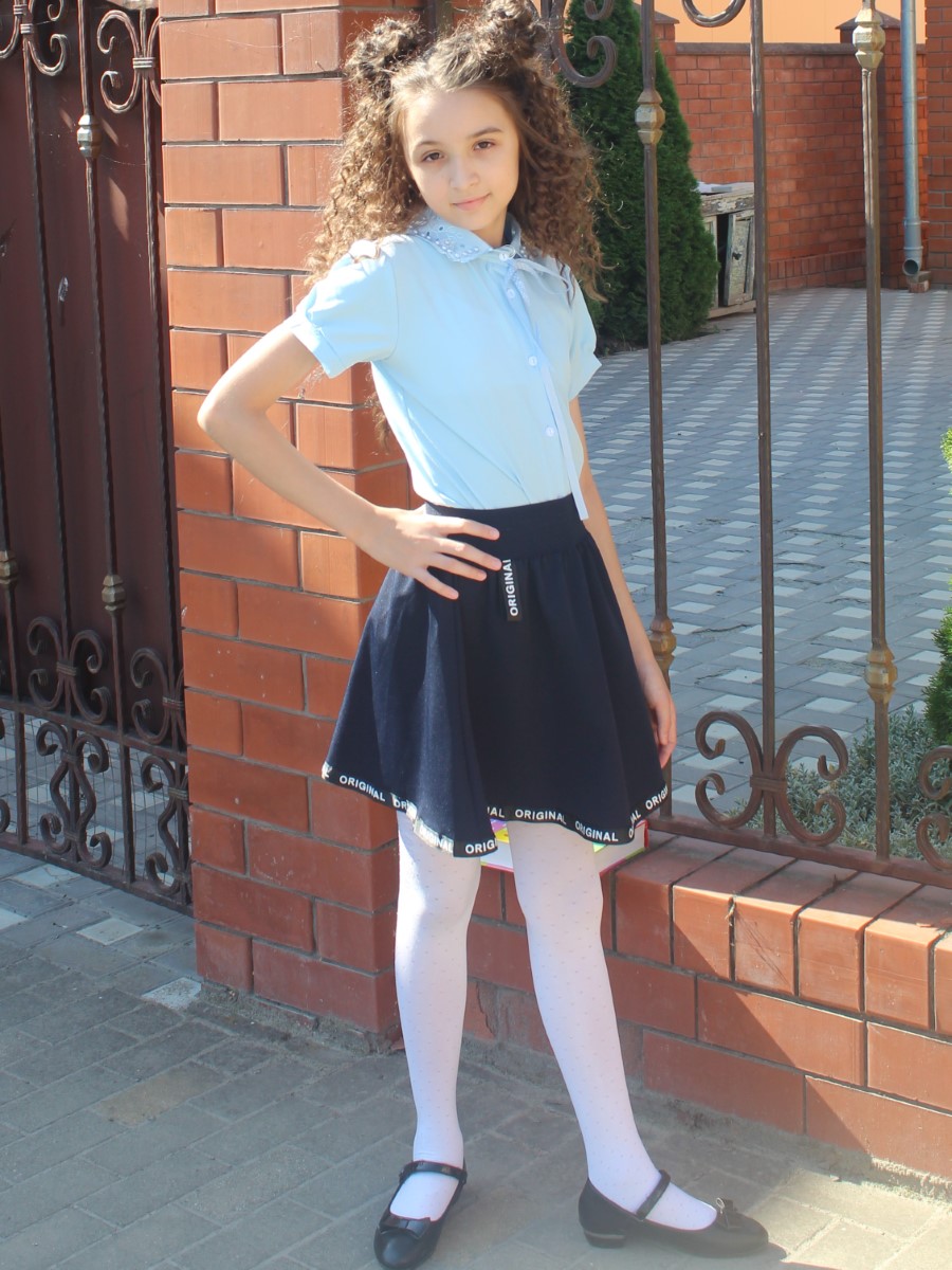 блуза для девочки школьная