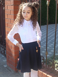 Школьная Юбка для Девочки Полусолнце