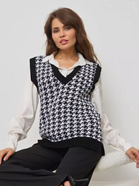 Жилет Женский Вязаный