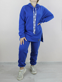 Костюм спортивный женский теплый, одежда больших размеров, на высоких, домашний комплект с брюками