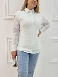 Жилет Женский Вязаный