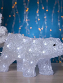 Медведь Новогодний Акрил 22х45